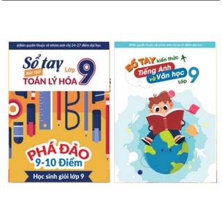 Combo 2 cuốn sổ tay lớp 9
