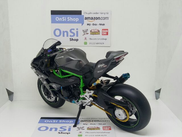 KAWASAKI NINJA H2 AOSHIMA 1/12 MÔ HÌNH