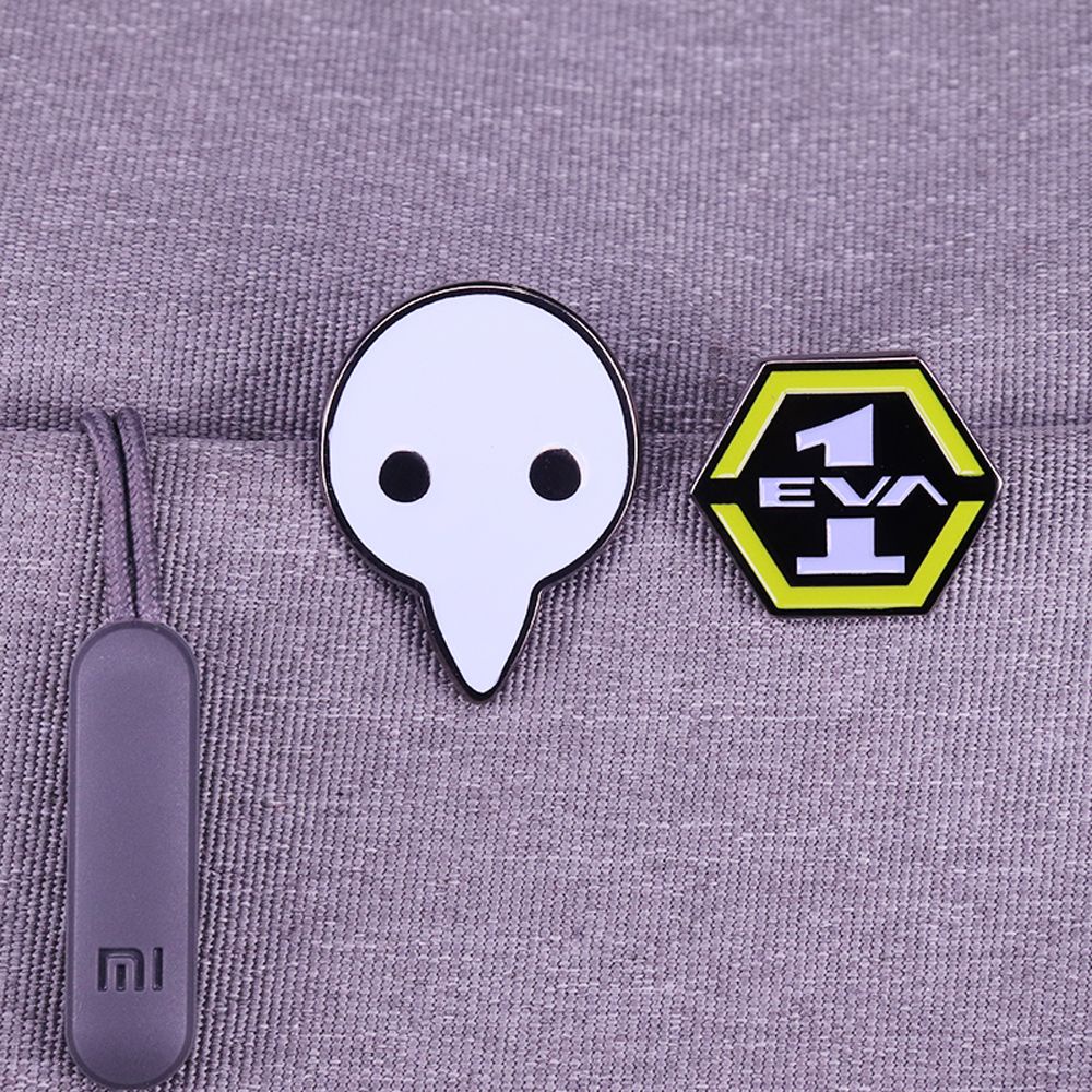 Ghim cài áo hình nhân vật hoạt hình Asuka Ayanami Rei sáng tạo