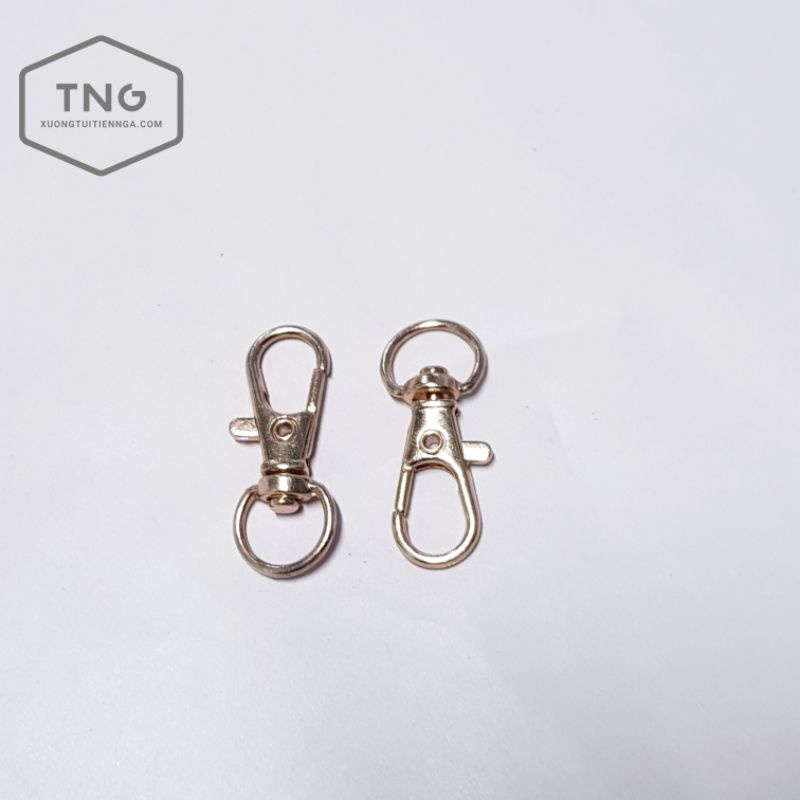 [Bán Sỉ] 2 Cái Móc Đầu Dây Đeo Túi Xách - Loại 10 x 30mm - HÌNH THẬT - Phụ Kiện Túi Xách