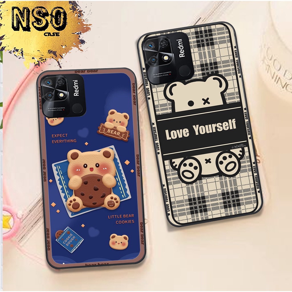 Ốp Xiaomi Redmi Poco C40 in hình Gấu bearr siêu cute đáng yêu đẹp