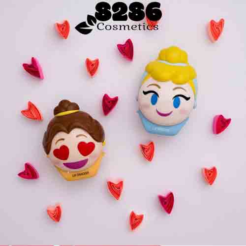 [Có sẵn] Son Belle Người Đẹp Và Quái Vật - Lip Smacker Disney Emoji Lip Balm - Mùi cánh hoa hồng (chính hãng Mỹ)