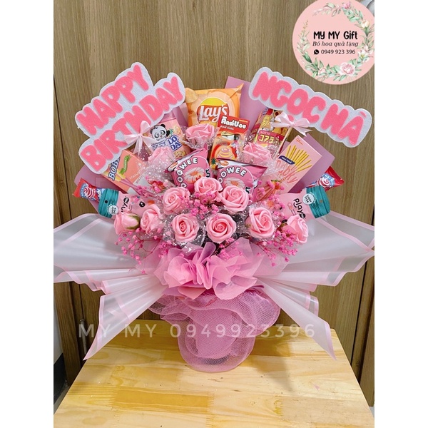 Bó hoa bánh kẹo