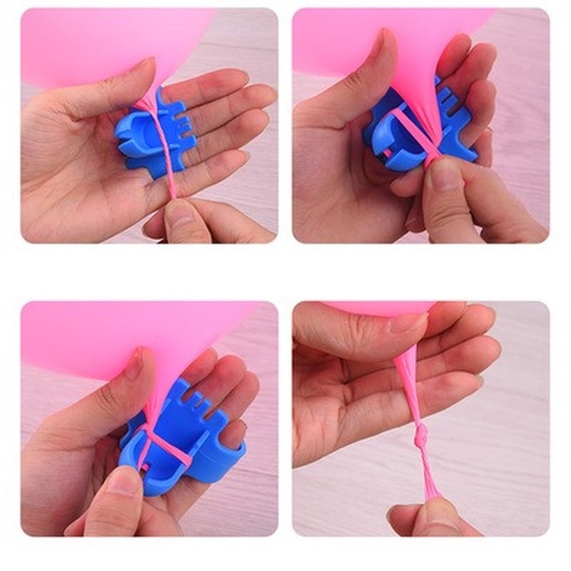 1 Dụng Cụ Buộc Dây Bong Bóng Hình Trụ Tạo Kiểu Thắt Nút Nhanh Chóng Thích Hợp Cho Bong Bóng