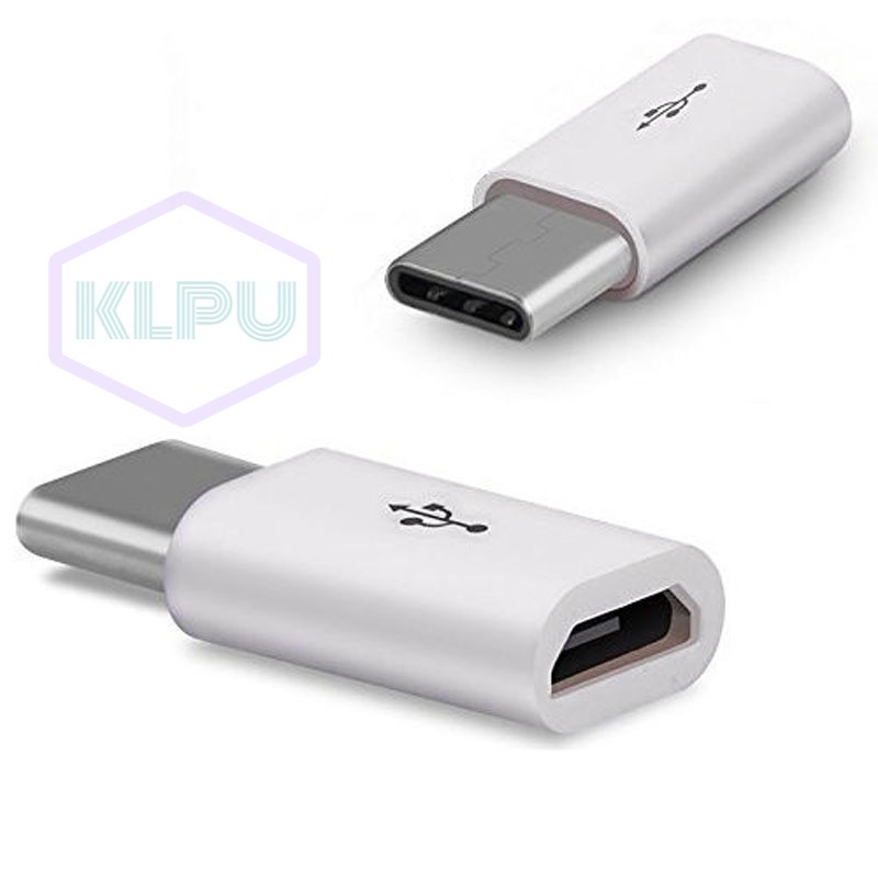 KLPU 10 Pcs USB 3.1 USB-C Type C Male to Micro USB Female Adapter Converter #VN