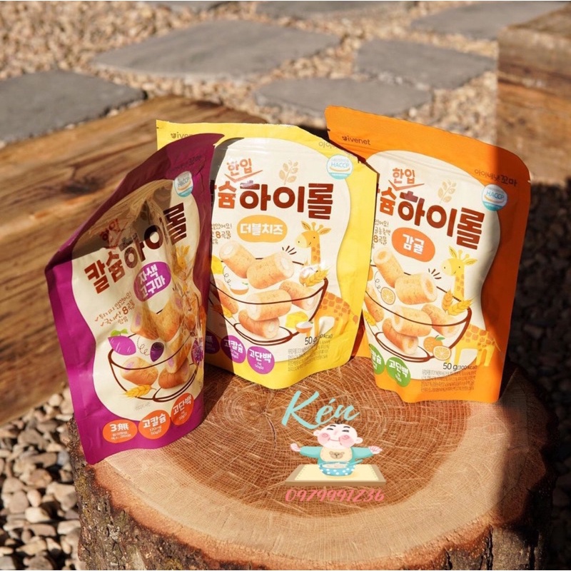 Bánh ăn dặm canxi Hàn Quốc 9M+