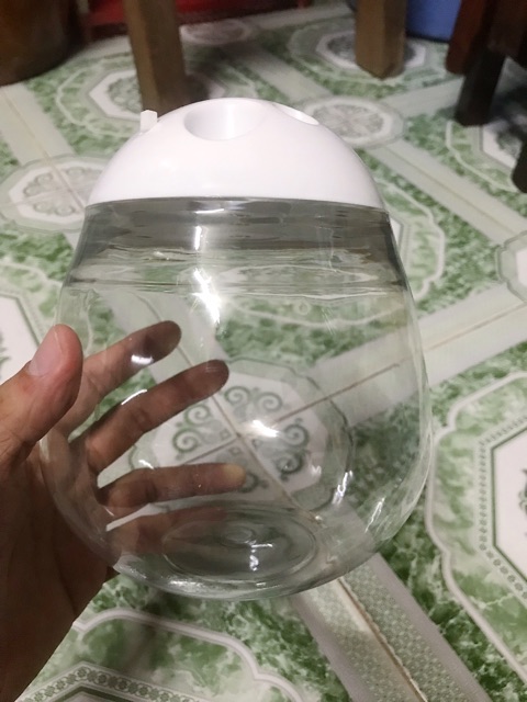 HỒ CÁ NHỰA TRÒN CÓ ĐÈN LED