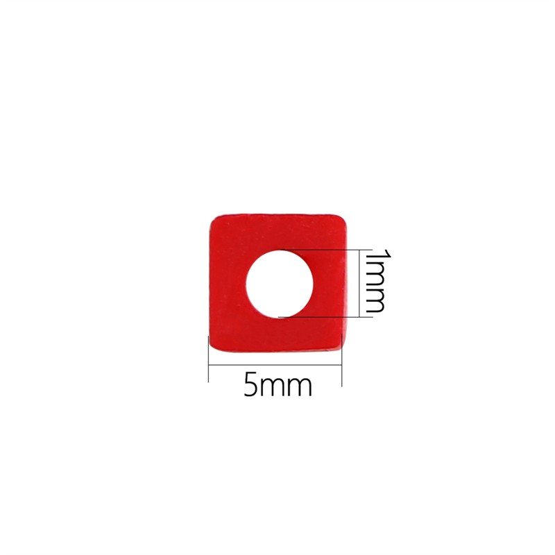 Túi hạt sứ BEADIA mềm hình vuông dùng làm trang sức DIY chuyên dụng
