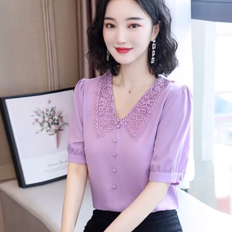 Áo sơ mi nữ cao cấp kiểu dáng công sở thanh lịch QCNP2785