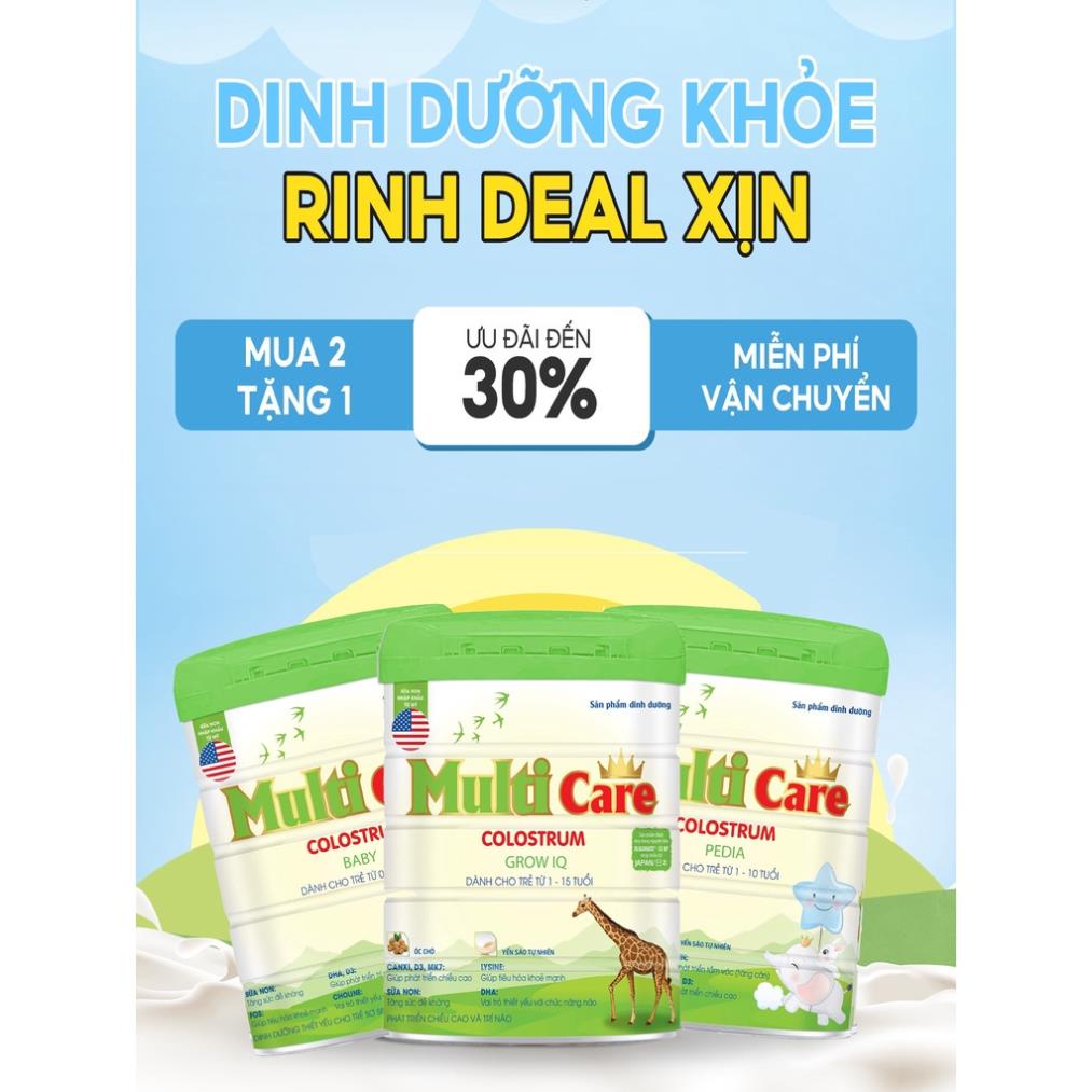 Sữa Công Thức Pha Sẵn Cho Bé  Multi Care Baby Giúp Trẻ Ăn Ngon Miệng Tăng Cân Đều Khỏe Mạnh , Bé Khoẻ Mẹ Vui