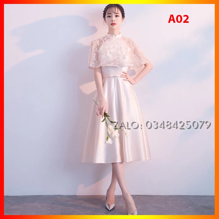 Váy đầm dự tiệc 🌈FREESHIP🌈 Đầm cưới hỏi,đầm sang trọng