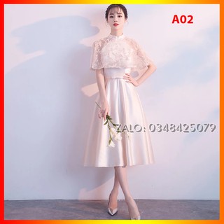 Váy đầm dự tiệc 🌈FREESHIP🌈 Đầm cưới hỏi,đầm sang trọng