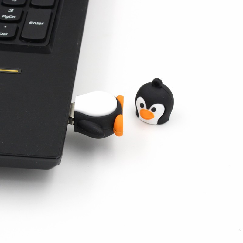 USB dung lượng 64GB hình chim cánh cụt dễ thương