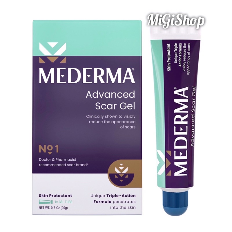 Gel Làm Mờ Sẹo Mederma Advanced Scar Gel Skin Protectant