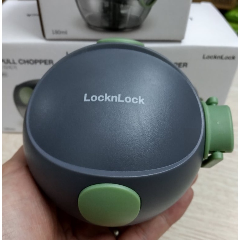 Lock&Lock dụng cụ băm tỏi ớt, rau củ quả LocknLock mini 180ml hình chú heo cực cute ngộ nghĩnh CKS321GRN