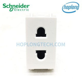 Ổ cắm đơn 2 chấu Schneider Zencelo 84426SUS_WE_G19 - Size S