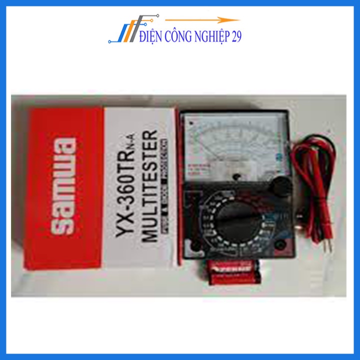 Đồng Hồ Đo Điện Dây Kim SAMWA YX-360TR Tặng 1 Pin 9V + 2 Pin 1,5V AA