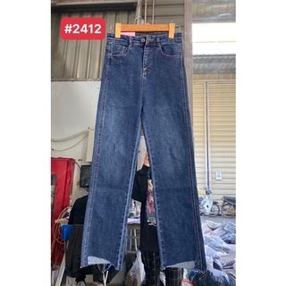 🍊 Quần jeans ống đứng xẻ gấu 🍊