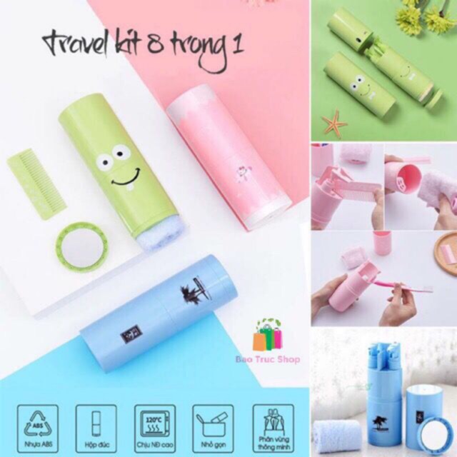 [HOT - Tặng 1 bàn chải Thái] Travel Kit 5 món tiện lợi khi đi du lịch