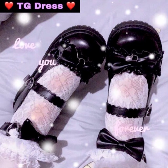 Giày LOLITA bigsize sweet girl  chính hãng