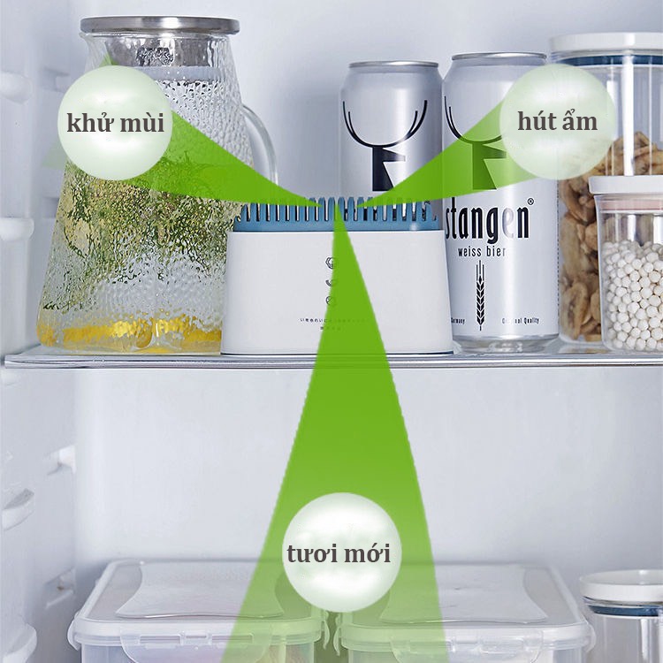 Hộp Khử Mùi Tủ Lạnh Hút Mùi Hút Ẩm Giữ Thực Phẩm Tươi Mới