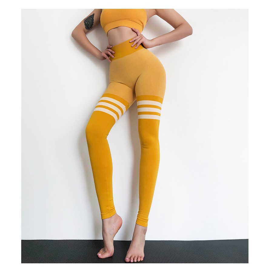 Quần legging Bomshell Tập Gym Yoga Cạp Cao Nâng Mông, Co Giãn 4 Chiều