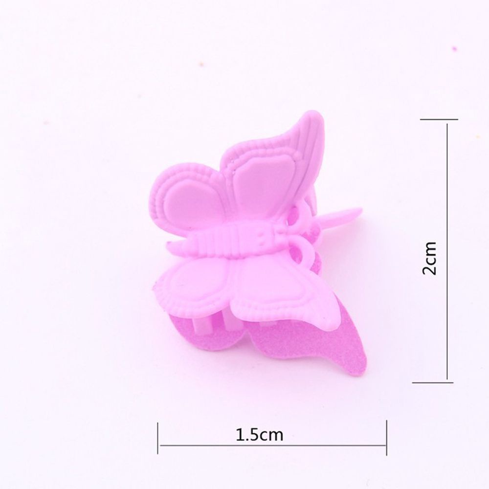 USNOW Hair Accessories Headwear Plastic Hairpin Claw Clips 20/50/100Pcs Fashion Baby Children Mini Clips Mixed Color Butterfly Hair Clips