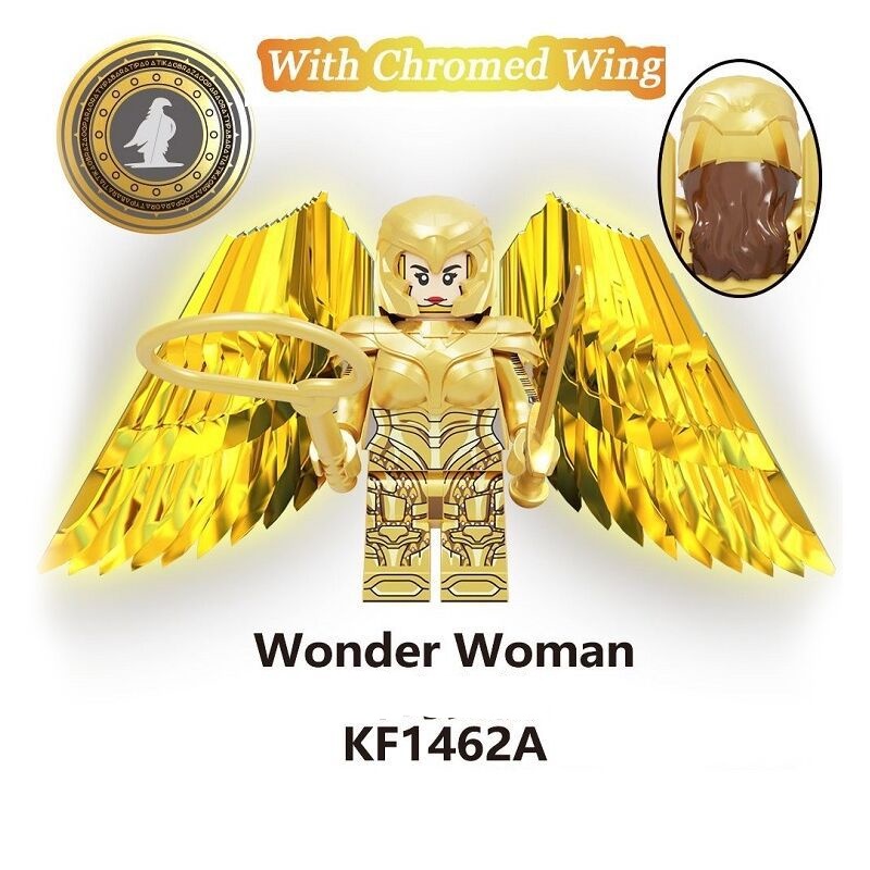 Đồ chơi khối xây dựng Wonder Woman Wings Assembly Chèn đồ chơi Marvel avengers