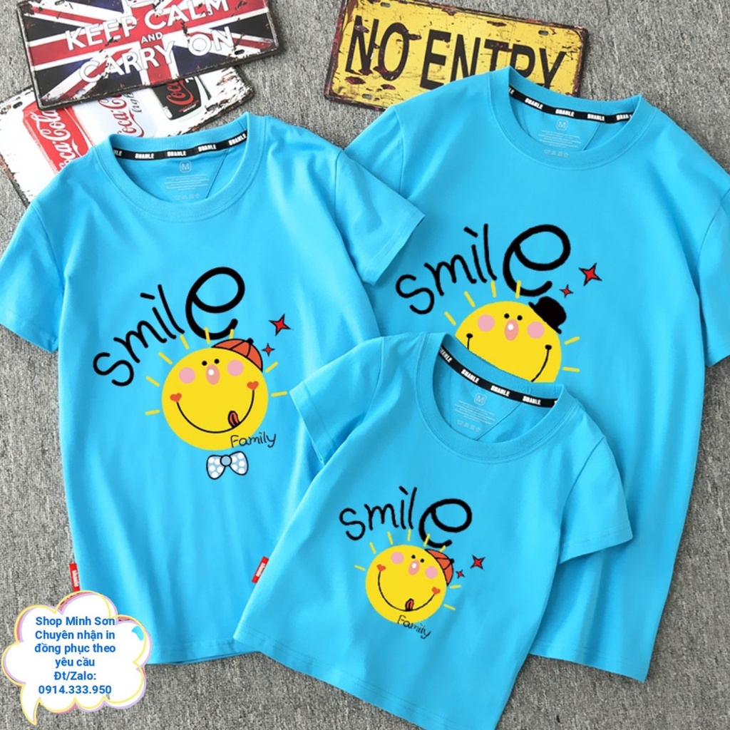 🌤🌞🌤VIDEO ÁO THUN GIA ĐÌNH SMILE ĐI CHƠI , ÁO GIA ĐÌNH ĐI BIỂN CHẤT COTTON LOẠI 1 ĐỦ MÀU ĐỦ SIZE ĐẾN 110KG