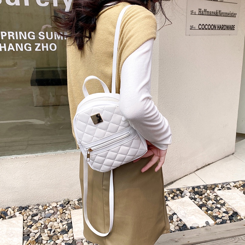 Ba Lô Đựng Điện Thoại Thiết Kế Nhỏ Gọn Thêu Họa Tiết Độc Đáo Thời Trang