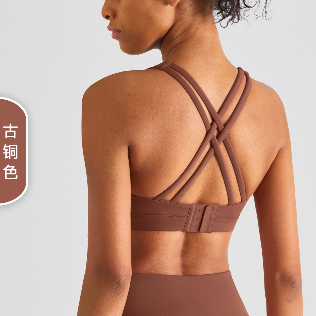 Áo ngực thể thao ANRAN chống sốc thời trang tùy chọn màu sắc cho nữ