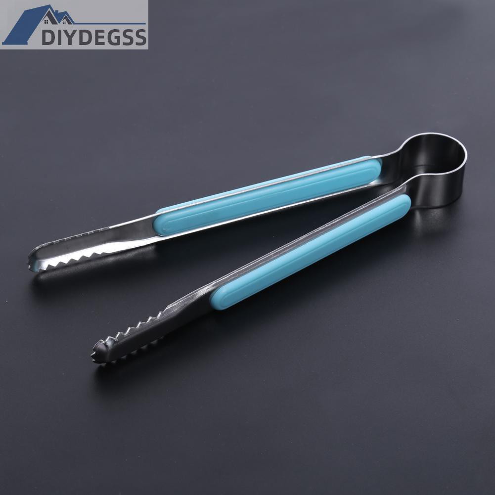 Diydegss2 Cooking Kitchen Tongs Food BBQ Salad Bacon Steak Bread Clip Clamp