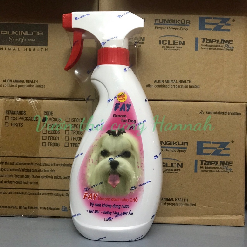 Xịt khử mùi dưỡng lông fay groom