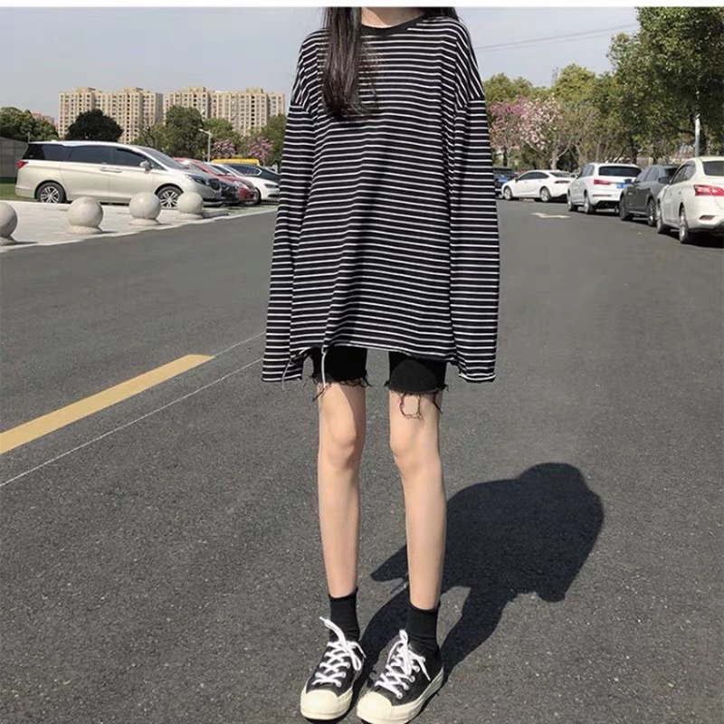 ODER_Áo Kẻ Sọc RETRO Phong Cách Hàn Quốc | BigBuy360 - bigbuy360.vn