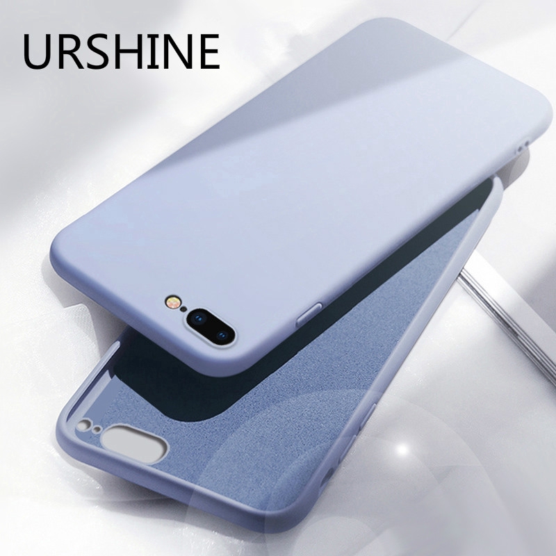 Ốp lưng mặt nhám cho điện thoại iPhone 7 8 6 6s Plus X