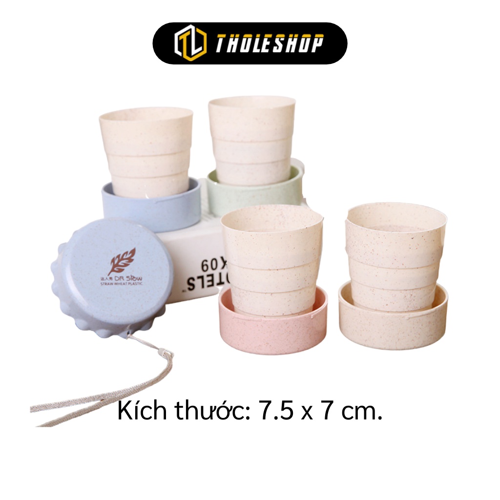 Ly nước - Cốc Nước Lúa Mạch Có Thể Xếp Gọn, Thân Thiện Môi Trường 4438