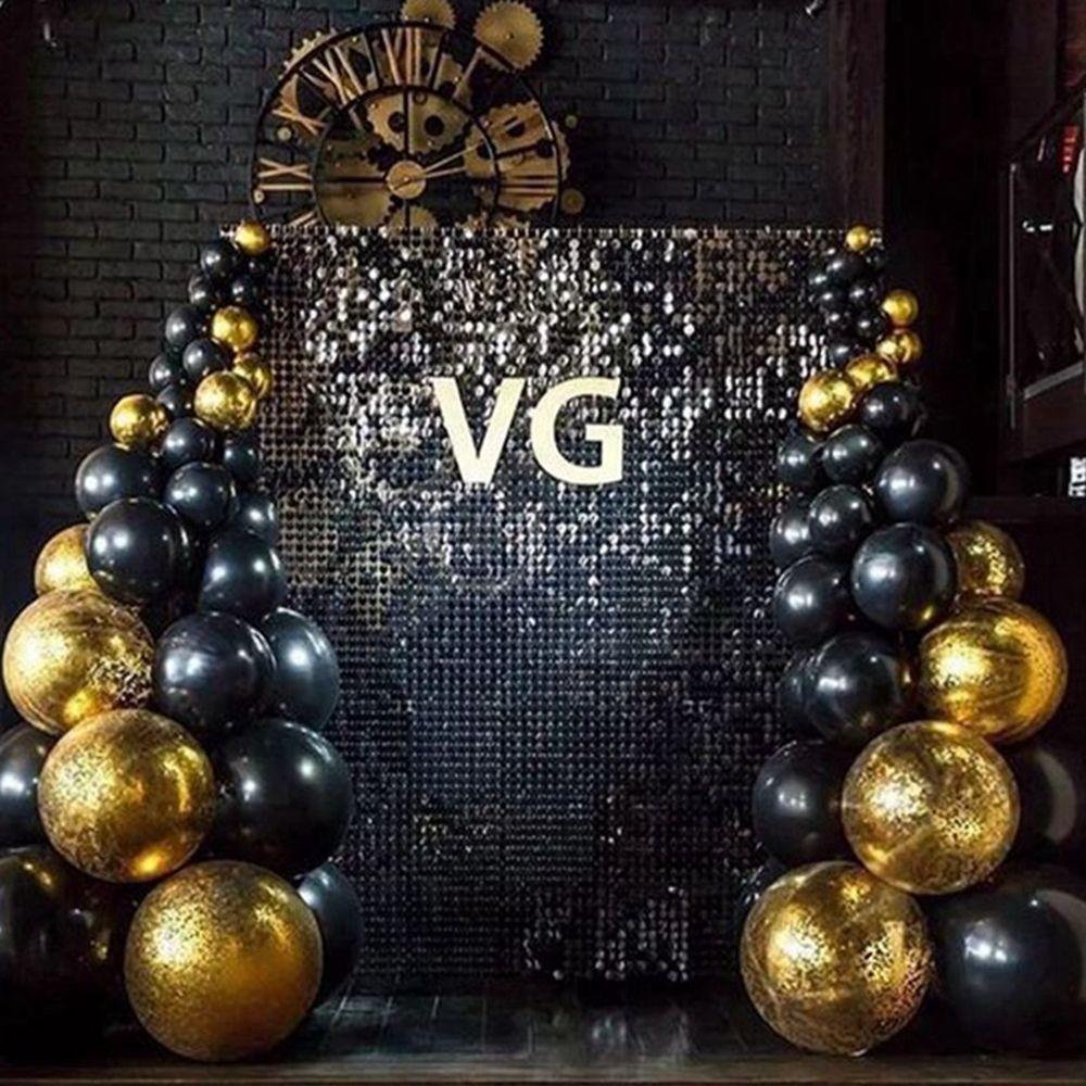 Phông Nền Trang Trí Tiệc Cưới Đính Kim Sa Lấp Lánh