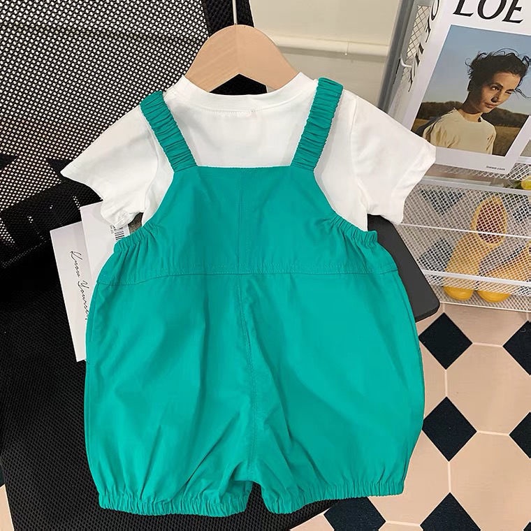 Set Đồ Mùa Hè 2 Món Gồm Áo Và Quần Thời Trang Cho Bé Gái
