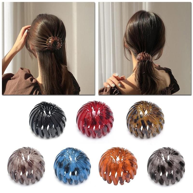 Fashion Leopard Print Hair Clips/Retro Expanding Crystal Hair Claw/Women's Hairstyle Tool
