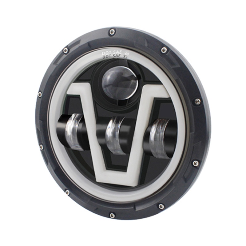 Đèn Pha LED 7Inch Màu RGB Halo Chuyên Dụng Cho Wrang