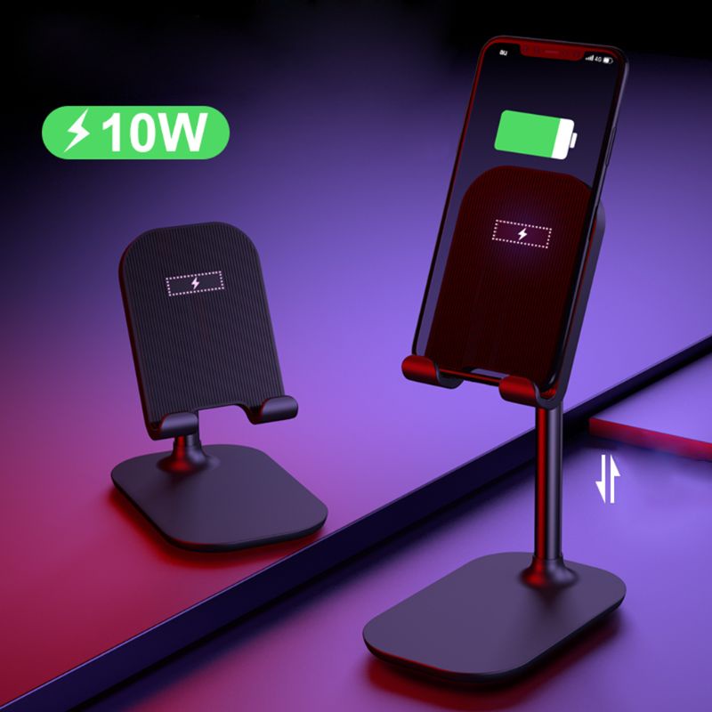 Giá Đỡ Điện Thoại / Máy Tính Bảng Để Bàn Không Dây Gấp Gọn Đa Năng