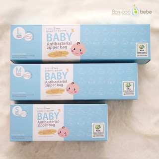 Túi Zipper kháng khuẩn Bamboo bebe