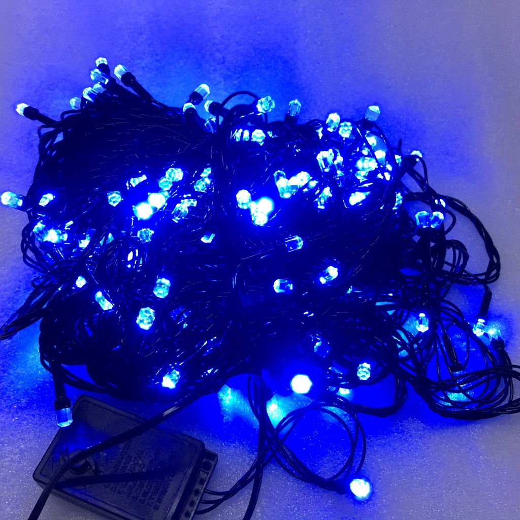 ⚡GIAO HỎA TỐC⚡ Dây đèn chớp Led 50 Mét Màu Xanh Dương - Led dây trang trí Siêu lung linh - Dây đèn Led trang trí Noel.