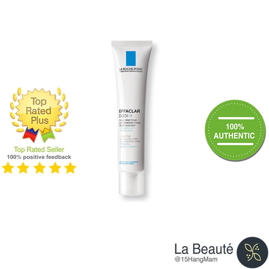 La Roche-Posay Effaclar Duo+ - Kem Giảm Mụn 15ml/40ml