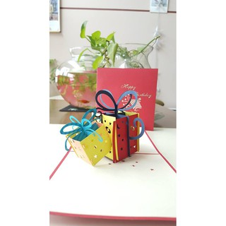 Thiệp 3D  - Thiệp 10cm x 10cm - VIMOA