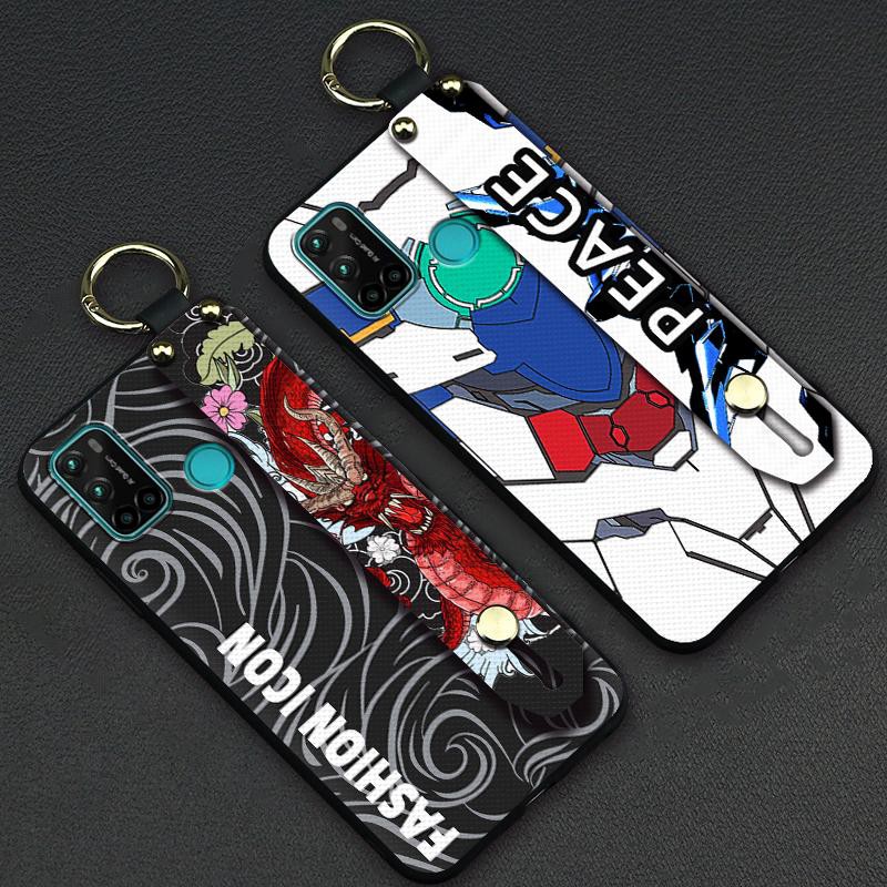 Ốp điện thoại in hình dễ thương có dây đeo tay cho Vsmart joy4