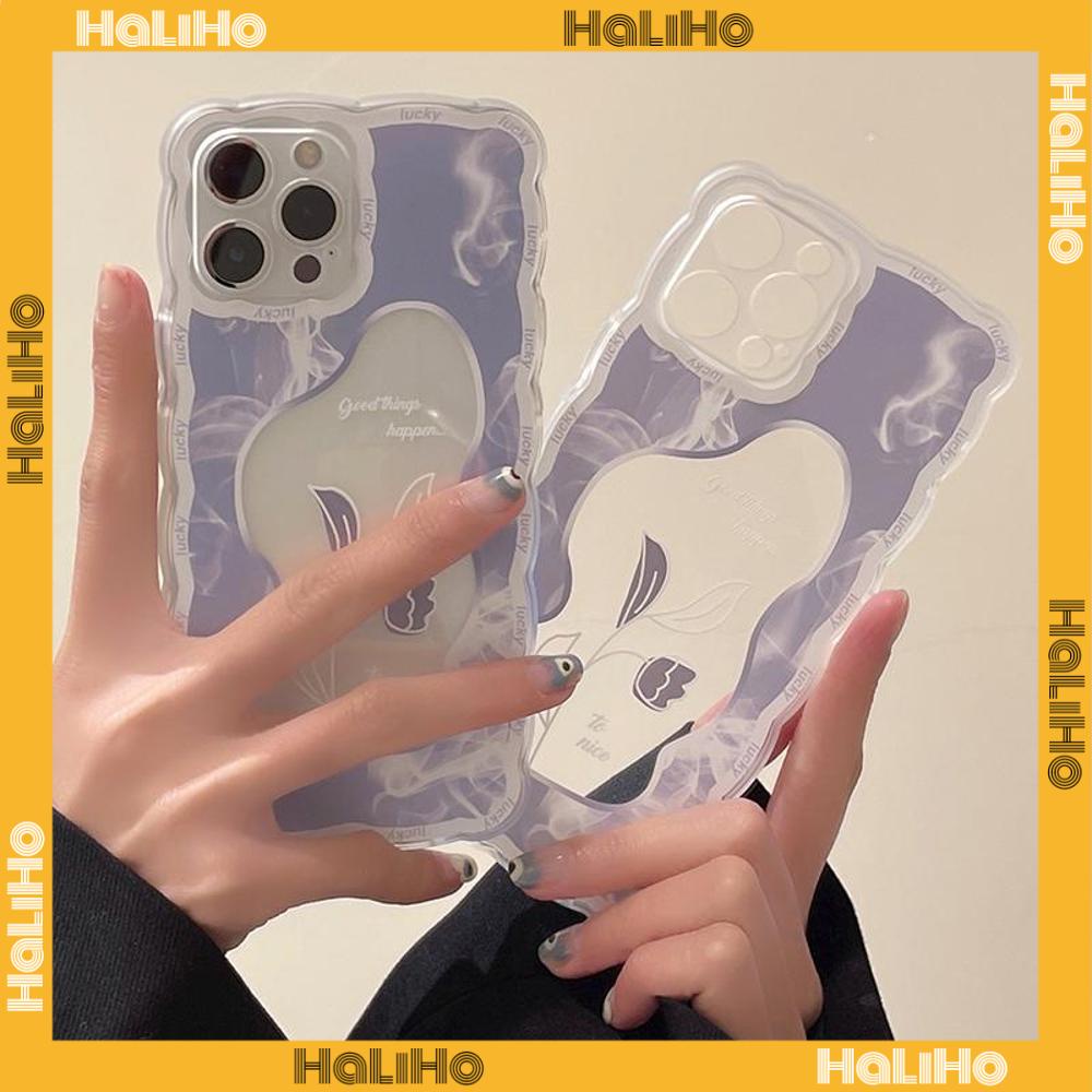 Ốp điện thoại silicon mềm kiểu gợn sóng họa tiết hoa thích hợp cho iPhone 13 Pro Max 12 Pro Max 11 7 Plus xr xs max