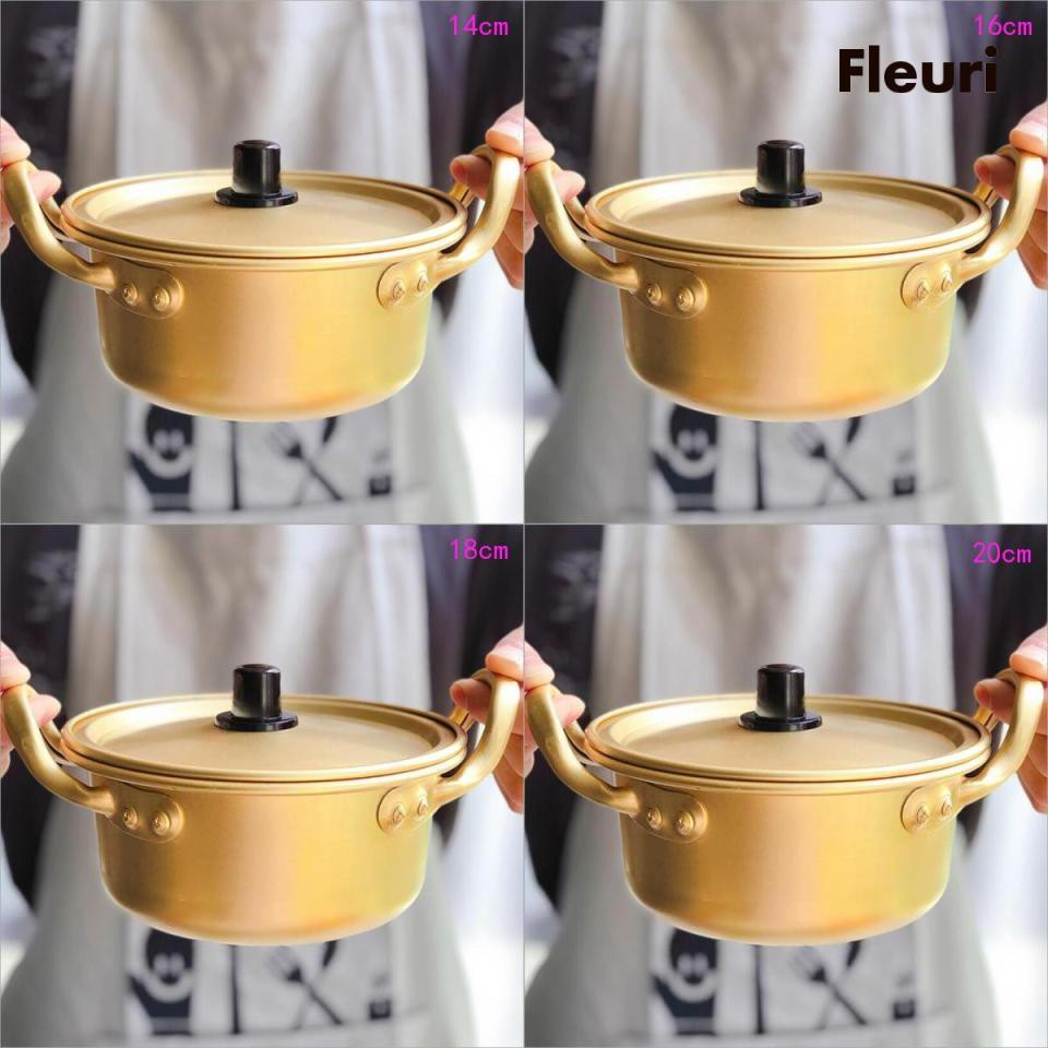 Nồi Nấu Lẩu Bằng Hợp Kim Nhôm Kiểu Hàn Quốc