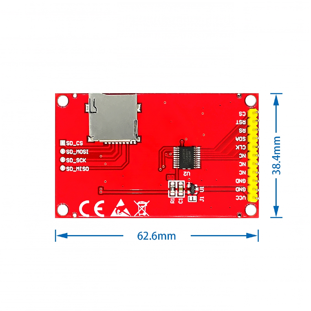 2.0 inch ILI9225 TFT LCD module SPI serial interface module 170 * 220 Minimum occupancy 4 IO