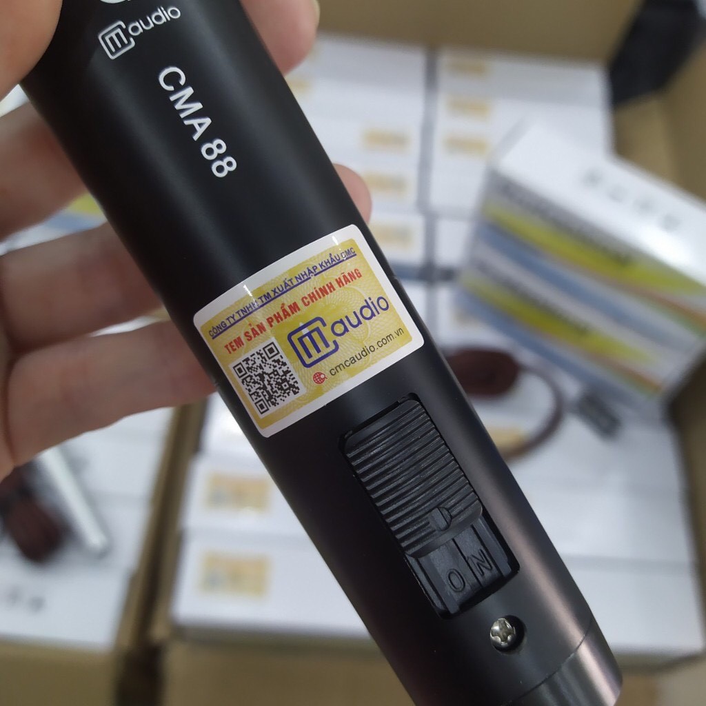[ Chính Hãng ] Micro karaoke có dây CMA 88, CMA 99, tặng kèm dây micro cao cấp 5m